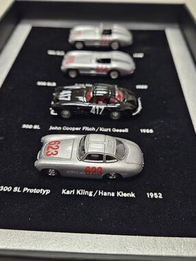 Bitburger 1/87 Mercedes Benz Model Car Set Mile Miglia 4x 300 SL, SLR Daimler